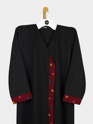 ABAYA “GARNET PETAL”